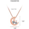 thumbnail image 4 of Moon Rabbit Pendant Necklace, 4 of 5