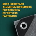 thumbnail image 3 of Tarp Cover 20X30 Blue, Waterproof, Great for Tarpaulin Canopy Tent, Boat, RV or Pool Cover!!!, 3 of 9