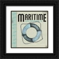 thumbnail image 1 of JMB Designs 26x26 Black Ornate Wood Framed with Double Matting Museum Art Print Titled - Maritime, 1 of 4