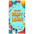 thumbnail image 2 of Welcome Ready to Learn Classroom Banner Educational Backdrop School Supplies Party Decorations Photography Props Classroom Decor, 2 of 7