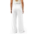 thumbnail image 5 of Lnmiateer Casual Loose Jogger Pants for Women Solid Color Drawstring Waist Side Pockets Street Daily Autumn Winter Fashion, 5 of 8