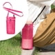 thumbnail image 5 of 2 Portabotellas De Agua De Malla Ligera Para Artículos Esenciales De Viaje, Deportes, Viajes, Color Rojo Rosa, 5 of 7