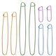 thumbnail image 1 of 12pcs Assorted Colors Yarn Stitch Holder Set Crochet Knitting Needle Aluminum Safety (6cm, 12cm, 17cm, 20cm) (Random Color), 1 of 3