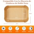 thumbnail image 4 of 100Pzs Papel para Freidora de Aire Rectangular, Forro de Papel Desechable para Air Fryer de Grado Alimenticio, Papel para Hornear Antiadherente, para Hornos, Microondas y Sartén, 4 of 4