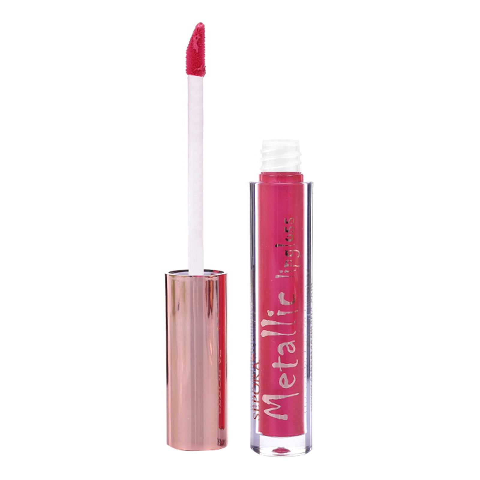 2DXuixsh Colors Lip Gloss Fresh Lip Makeup Lipstick Metallic Color Lip Glaze 4.5Ml Lipstick Long