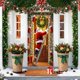 thumbnail image 4 of Cortina navideña para puerta de 35 x 72 pulgadas, decoración navideña para puerta y pared, festival, fiesta, 4 of 6