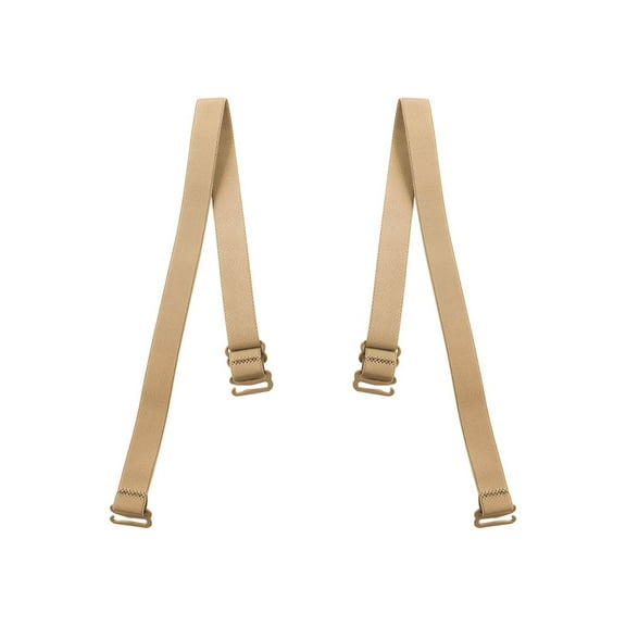 INSPIRE CHIC Women's Adjustable 1.5 cm Elastic Band Bra Straps 2 Pairs