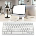 thumbnail image 1 of Keyboard, Stable Connection Portable Exclusive Shortcut Keys Ultra Lightweight Compact Keyboard  for Windows for IOS for Android German,French,Spanish,Arabic, 1 of 7