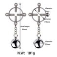 thumbnail image 3 of Pinzas de metal para labios, pinzas para pezones, pesas colgantes, juguetes sexuales masculinos, accesorios de bondage, pinzas para masaje de pezones BDSM para mujeres, 3 of 5