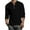 Black-C#2021A, variant on 3/4 Sleeve Shirts for Men Henley V Neck Button Down Men T Shirts Big and Tall Plain Tshirts for Men Orange XXL