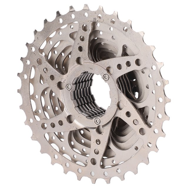 Noref Roue Libre de Vélo 1132t 10 Vitesse Cassette Pignon Vélo Accessoire de Remplacement Argent, Roue Libre de 10 Vitesses, Roue Libre de Vélo