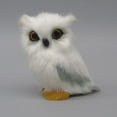thumbnail image 6 of Simulation Owl with Black Eyes dan White Fake Plush Animal Home, 6 of 7