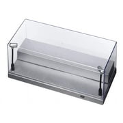 1-24 Stackable Acrylic Case with LED Lights and Silver Base 1:24 scale in Silver by Triple 9