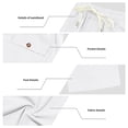 thumbnail image 7 of Jerdar Men's Linen Pants Elastic Waist Drawstring Multi Pockets Straight Leg Solid Color Lightweight Breathable Casual Summer Beach Vacation Trousers, 7 of 7