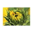 thumbnail image 7 of BeABetterHumanStore Yellow Sunflower Canvas Wall Hanging Home Art Floral Room Painting, 7 of 7