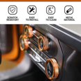 thumbnail image 3 of Cubierta de Perilla de Acondicionamiento YONGSHENG Compatible con 2021-2022 Color Naranja, 3 of 5