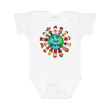 Inktastic Earth Day International Boys or Girls Baby Bodysuit