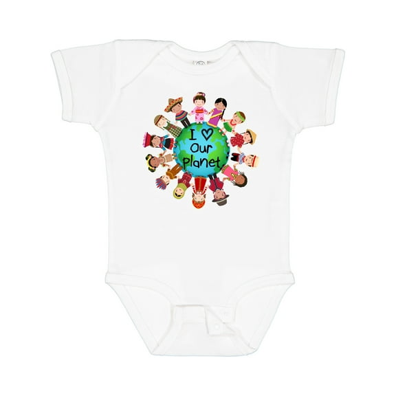 Inktastic Earth Day International Boys or Girls Baby Bodysuit