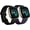 Black+Purple, variant on Replacement Bands Compatible with Fitbit Versa 3 / Versa 4 / Sense/Sense 2, Silicone Adjustable Classic Accessory Wristband Fitness Straps for Women Men