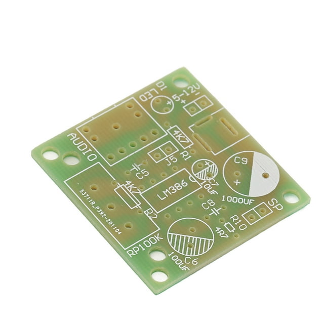 Audio Amp Module, Smart Electronic 37x41mm Unsoldered LM386 Kit Super Mini with Speaker for Musical Projects