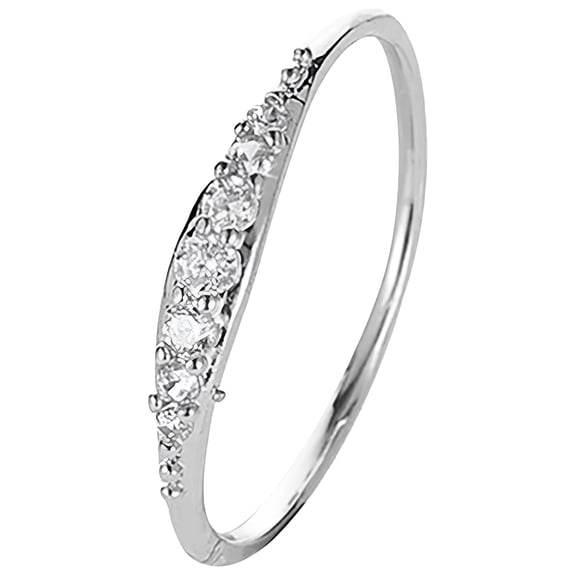 DESIGNICE Costume Jewelry for Women Engagement Round Cut Zircons Women Wedding Rings Jewelry Rings for Woman Full Diamond Ladies Ring Love Ring Stackable Rings Sterling Silver Rings