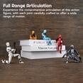 thumbnail image 3 of 3D Printed Action Figure, Robot Toys with Full Articulation for Stop Motion Animation(2 pcs, Blue Red), 3 of 6