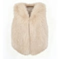 thumbnail image 3 of cocolona Fuzzy Vest for Women Sleeveless Open Front Cropped Winter Warm Coat for Party Evening, 3 of 5