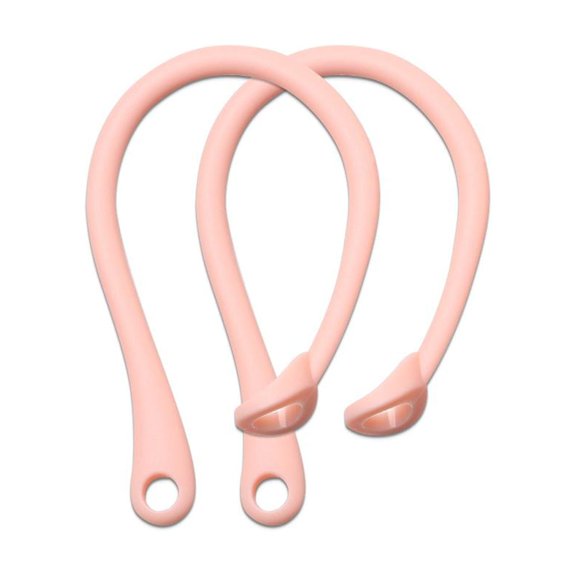 Portable Protector Accessories Anti Loss Strap Silicone Anti-lost Earhooks Earphone Holders Secure Fit Hooks Protective Ear Hook PINK