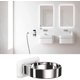 thumbnail image 3 of Juego de almacenamiento para secador de pelo de 1 pieza, soporte para secador de pelo, estante de baño, juego de almacenamiento para secador de pelo, para baño, peluquería. Instalación autoadhesiva (blanco) Kuyhfg Sin marca, 3 of 5
