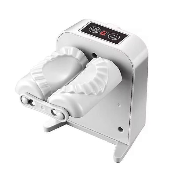Automatic Easy Dumpling Maker Machine, Electric Dumpling with Spoon and Brush Household Electric Fast Dumpling Maker