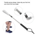 thumbnail image 2 of Monstrate Cuerno para zapatos, herramienta elevadora de Metal plegable, accesorios para zapatos con mango extensible de acero inoxidable, Cadenas y protecciones para puertas de seguridad, 2 of 6