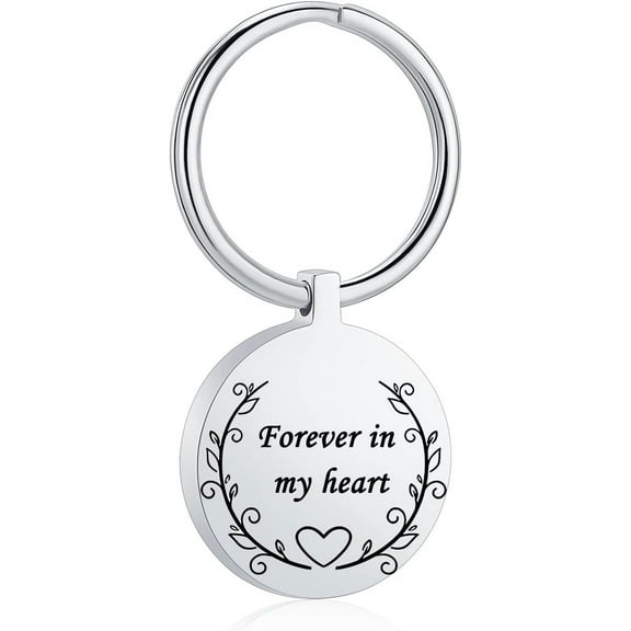 Circle Cremation Keychain for Ashes Pendant Urn Keychain Urn Keepsake Ashes Memorial Keychain Memorial Urn