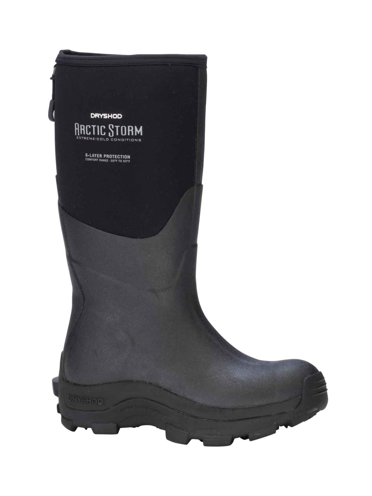 DRYSHOD Women's Arctic Storm Hi Size 8 Black/Grey Waterproof Insulated Boots
