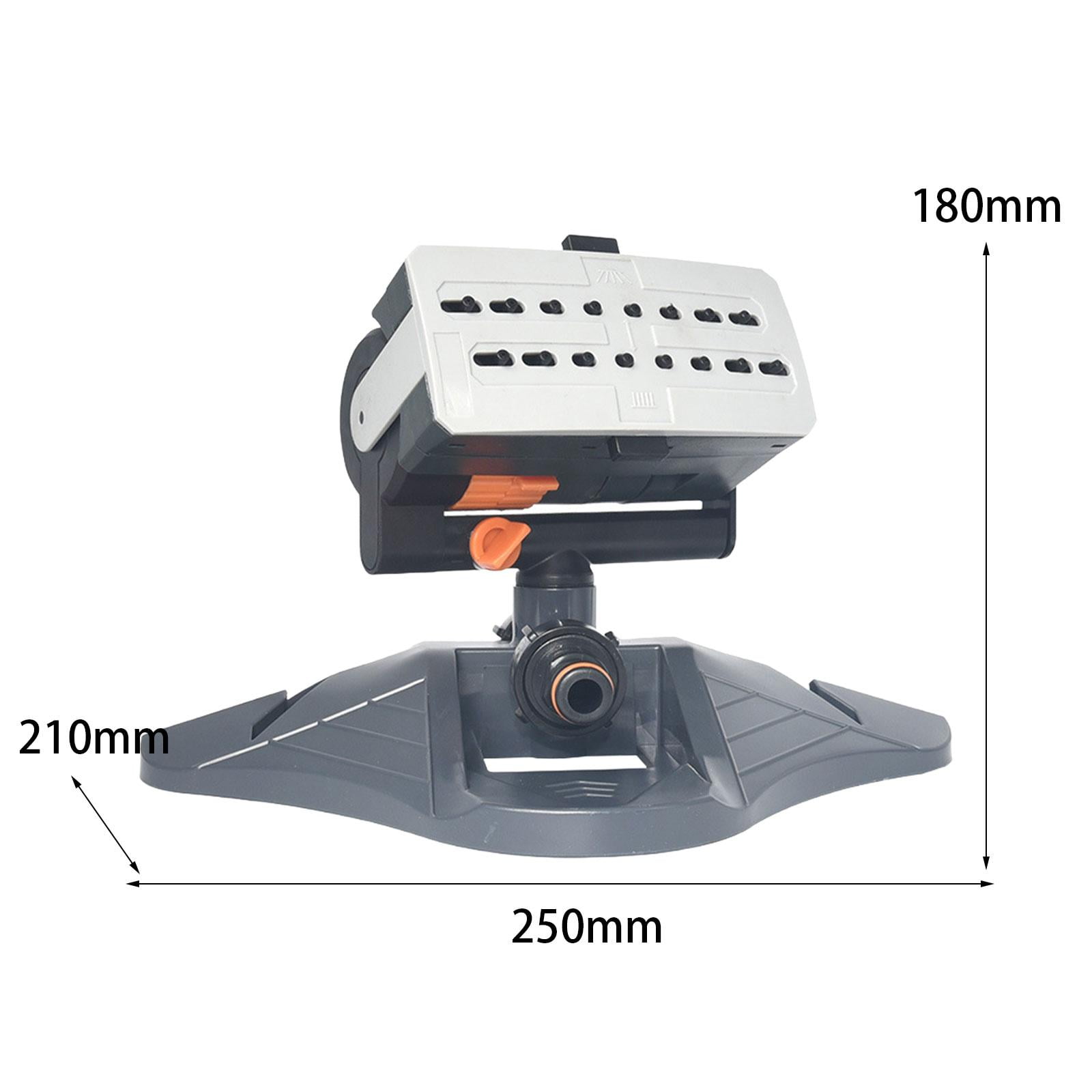 figatia Mini Oscillating Sprinkler Sprayer Adjustable Adjustable Coverage Garden Lawn Sprinkler Swinging Sprinkler for Patio Backyard