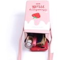 thumbnail image 3 of Niñas Fruta Plátano Fresa Leche Caja Cruz Cuerpo Monedero Mujer Teléfono Monedero Bolsos De Hombro - Fresa JAMW Sencillez, 3 of 5