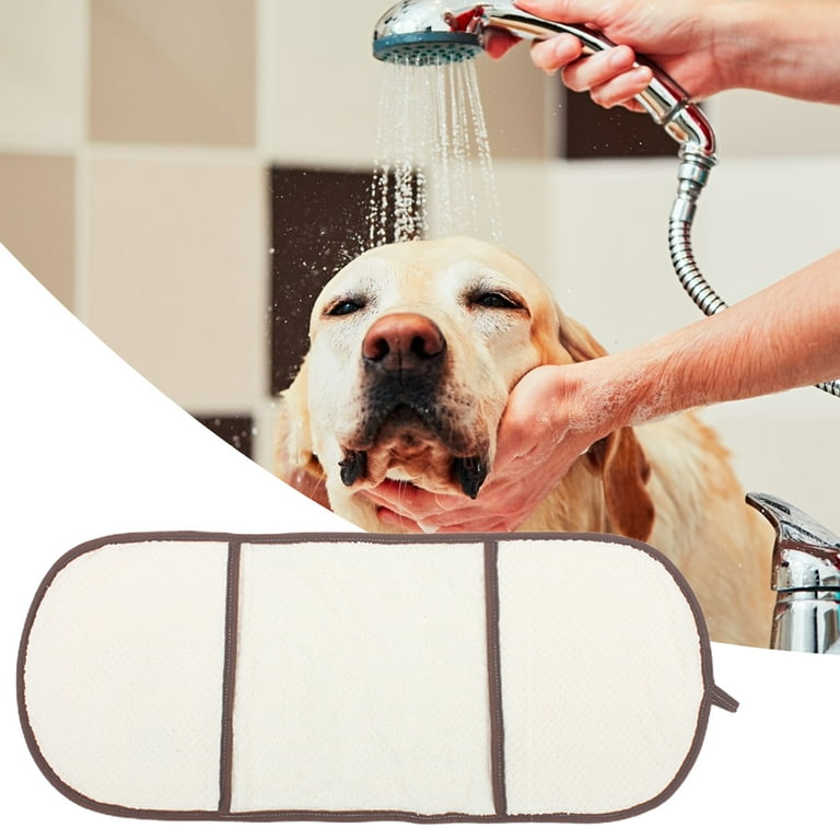 Pet Bath Towel Side Pocket Water Absorb Breathable Super