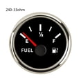 thumbnail image 1 of Red Backlight Fuel Level Gauge 0~190ohm / 240-33ohm fit Boat Car 52mm Fuel Level Indicator E-1/2-F, 1 of 7