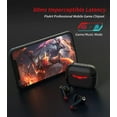 thumbnail image 2 of Hecate GM3 True Wireless Earbuds -60ms Low Latency - PixArt Bluetooth 5.0 Auto Pairing - IP55 Water Proof-Touch Enabled-Black, 2 of 6