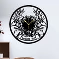thumbnail image 2 of Billuyoard Reloj de pared vintage de vinilo negro con encanto retro y funcionalidad moderna. Reloj de pared vintage de vinilo para el hogar. Electrodomésticos B, 2 of 6