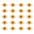 thumbnail image 1 of 20pcs aleación margarita flor en forma colgantes collar haciendo colgante llavero colgante, 1 of 5