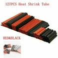 thumbnail image 1 of Lindbes 127 Pcs Electrical Cable Heat Shrink Tube Tubing Wrap Sleeve Assorted 7 Sizes, 1 of 7