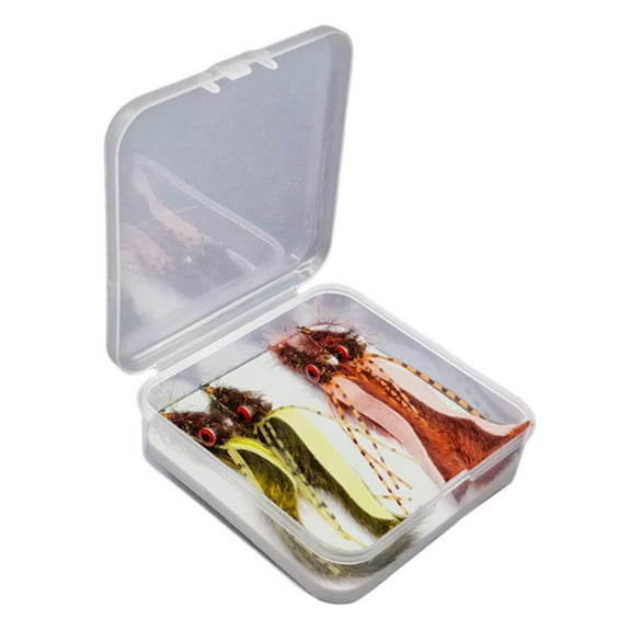 figatia 4 Pieces Fly Fishing Flies Assortment Kit Streamer Fly for Panfish Steelheads A