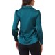 thumbnail image 3 of CAMISAS DE BOTONES PARA MUJER INSPIRADAS CHIC, CON MANGAS PUFF, VINTAGE, DE SATÉN, BLUSA PARA TRABAJAR, TALLA M, VERDE LAGO, 3 of 6