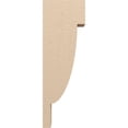 thumbnail image 3 of 6"W x 12"D x 36"H Thin Alpine Rough Cedar Woodgrain TimberThane Corbel, Primed Tan, 3 of 6