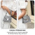 thumbnail image 3 of Leopard Crossbody Purse Handbag Women Girls Casual Outfits Pu Black Hand-Held Crossbody 1Pcs, 3 of 4