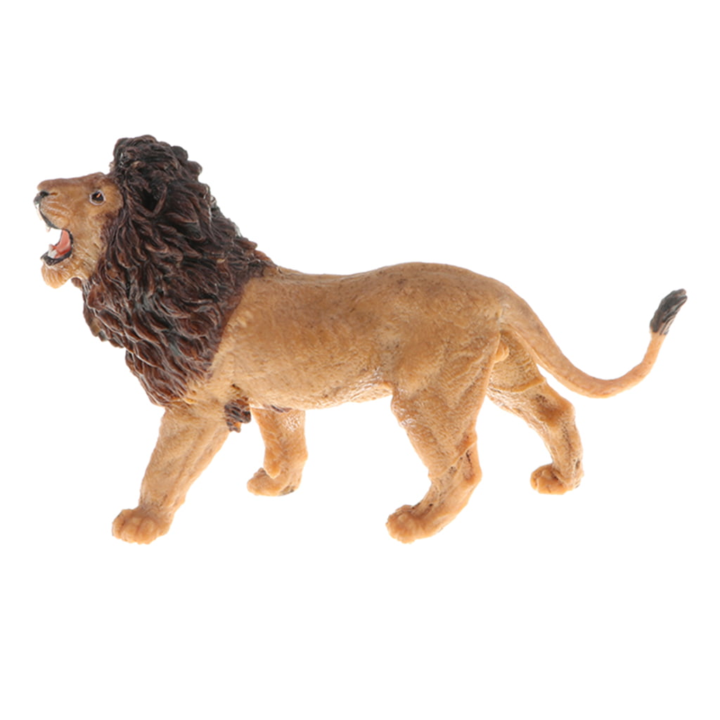 Vivid Lion & Lioness Family Model Figurine Kids Science Toy Gift Set of 5
