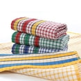 thumbnail image 5 of Extra Large Kitchen Towels 16x26 Inch - Premium Absorbent Cotton Dish Cloths Set, Colorful Gingham Tea Towels for Drying Dishes, Bar Mop & Household Cleaning Clearance, 5 of 7