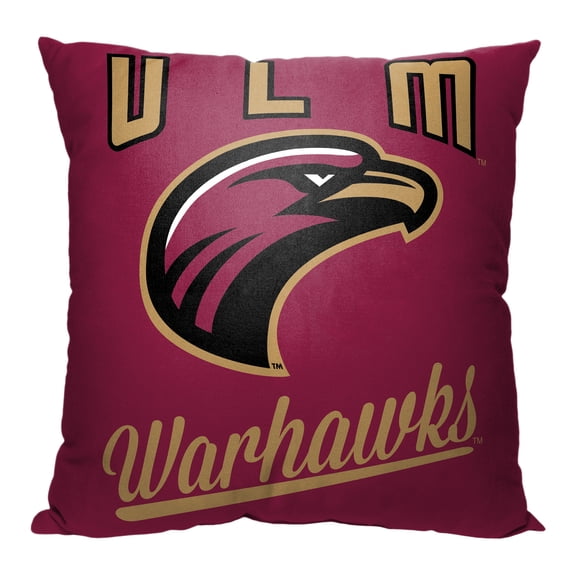 The Northwest Group  ULM Warhawks 18" x 18" Alumni Pillow