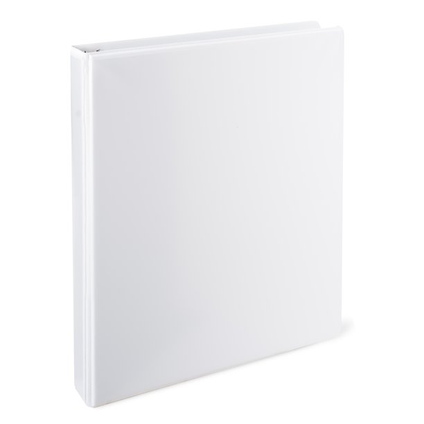 Pen + Gear Durable View 3Ring Binder with 1inch Rings 4Pack (White