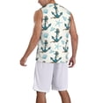 thumbnail image 2 of Sikiie Anchors And Shells Basketball Jersey Reversible Men's Mesh Athletic Sports Shirts Training Practice S-4XL4X-Large, 2 of 6